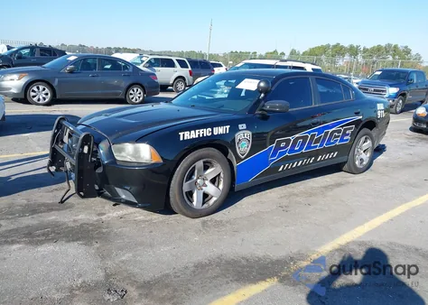 2014 Dodge Charger Police z USA, uszkodzony, nr VIN 2C3CDXAT5EH242406